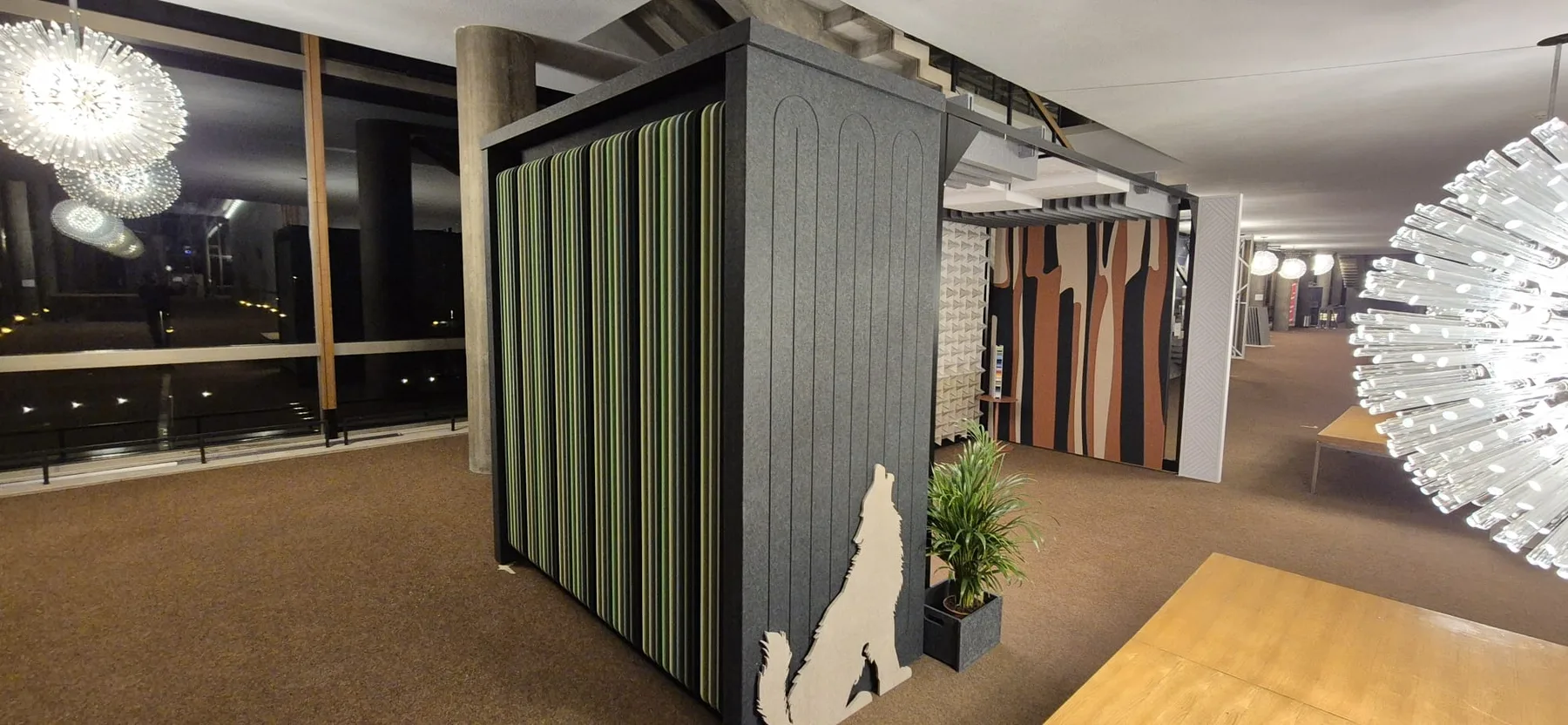 Lola Acoustix PET felt acoustic panel at Oris Days 2026