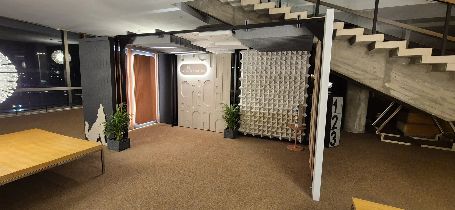 Lola Acoustix PET felt acoustic panel at Oris Days 2026