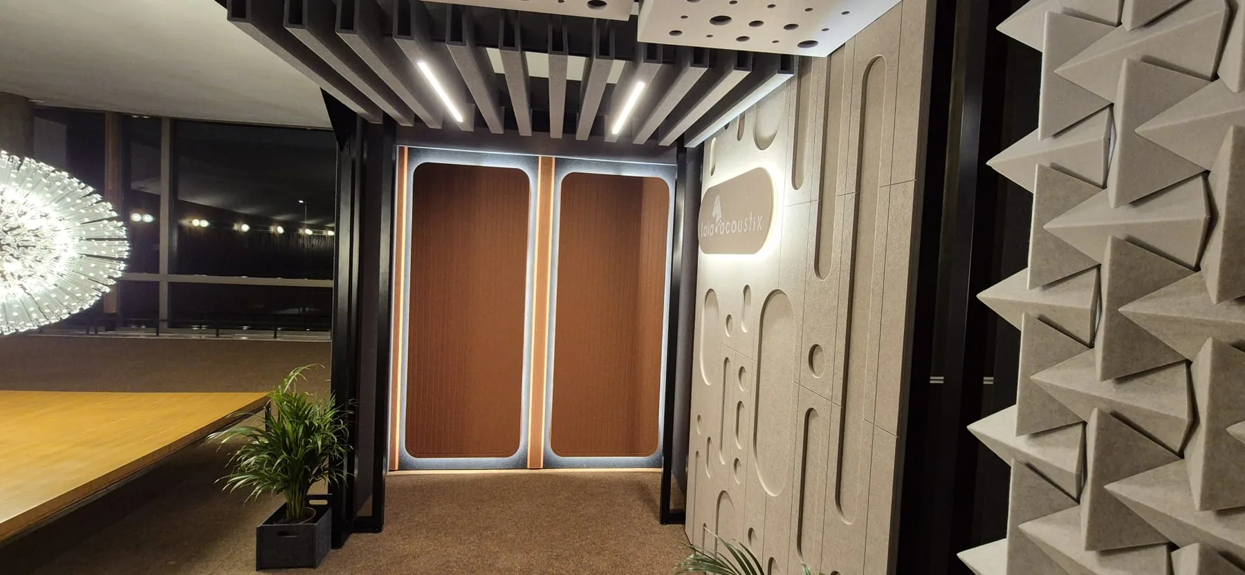 Lola Acoustix PET felt acoustic panel at Oris Days 2026