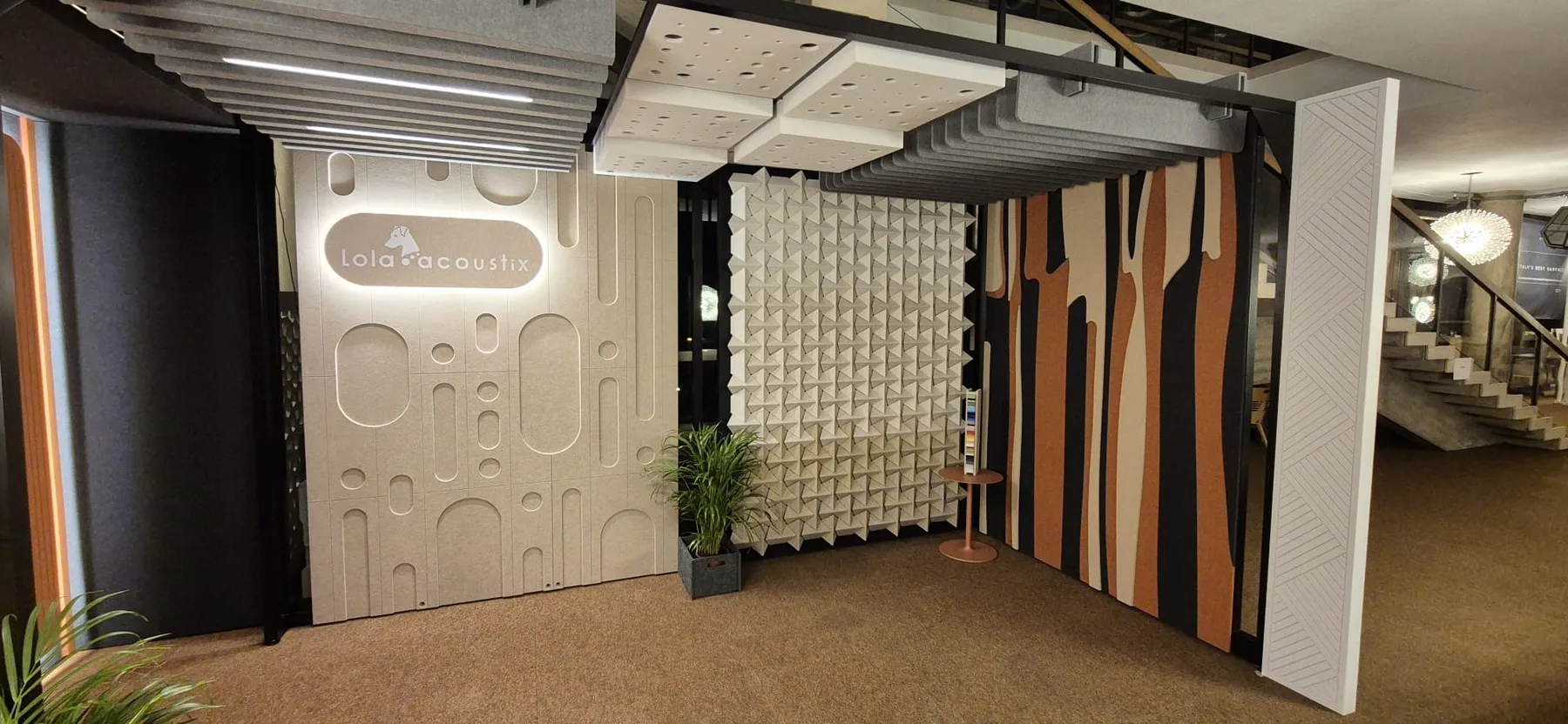 Lola Acoustix PET felt acoustic panel at Oris Days 2026