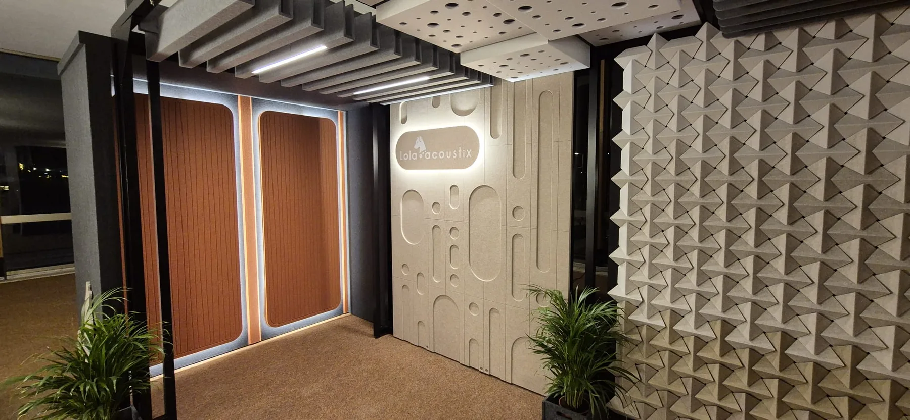 Lola Acoustix PET felt acoustic panel at Oris Days 2026